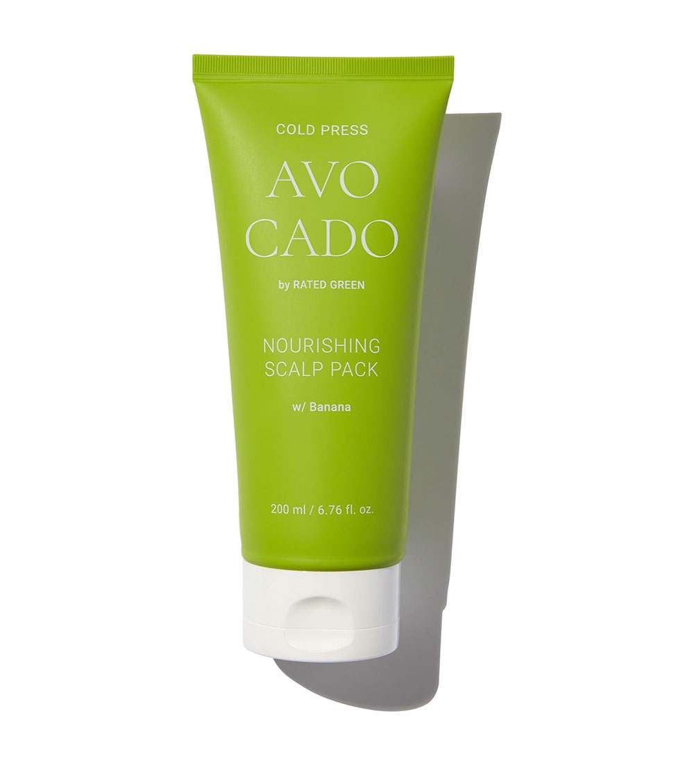 RATED GREEN COLD PRESS AVOCADO NOURISHING SCALP PACK W BANANA 200ML