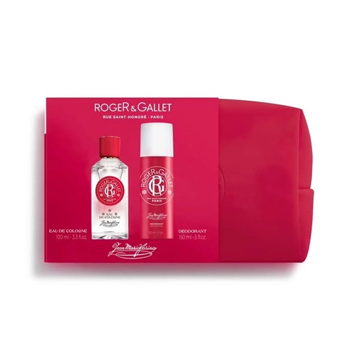 ROGER & GALLET TROUSSE JEAN MARIE FARINA (EAU DE COLOGNE 100ML + DEODORANT 150ML )